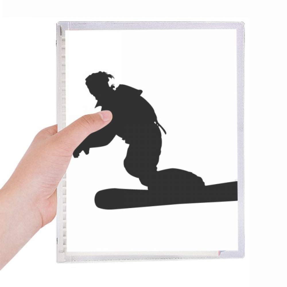 Carnet de ski avec reliure spirale rechargeable pour protéger vos notes du froid - 5