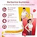 2000mg Liposomal Berberine Supplement Gummies | High Potency Berberine HCL Activates AMPK with Ceylon Cinnamon | Dual Gut–Glucose Innovation | Advanced Absorption | Zero Sugar Mixed-Berry | 120 Count