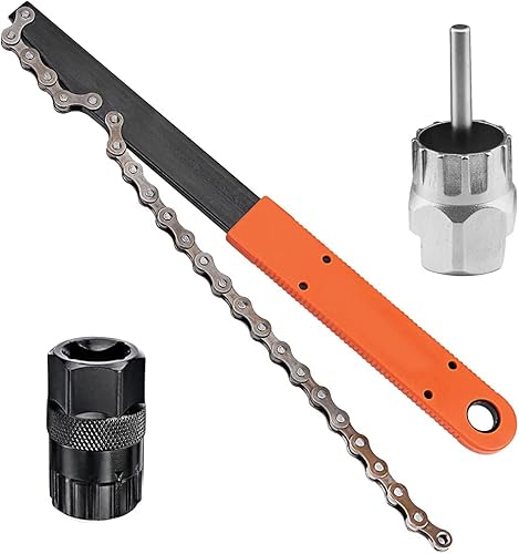 Miniatura 2 de MMOBIEL Herramienta profesional de extracción de cadena de bicicleta para 7-12 cadenas de velocidad, incluye herramienta de extracción de casetes de