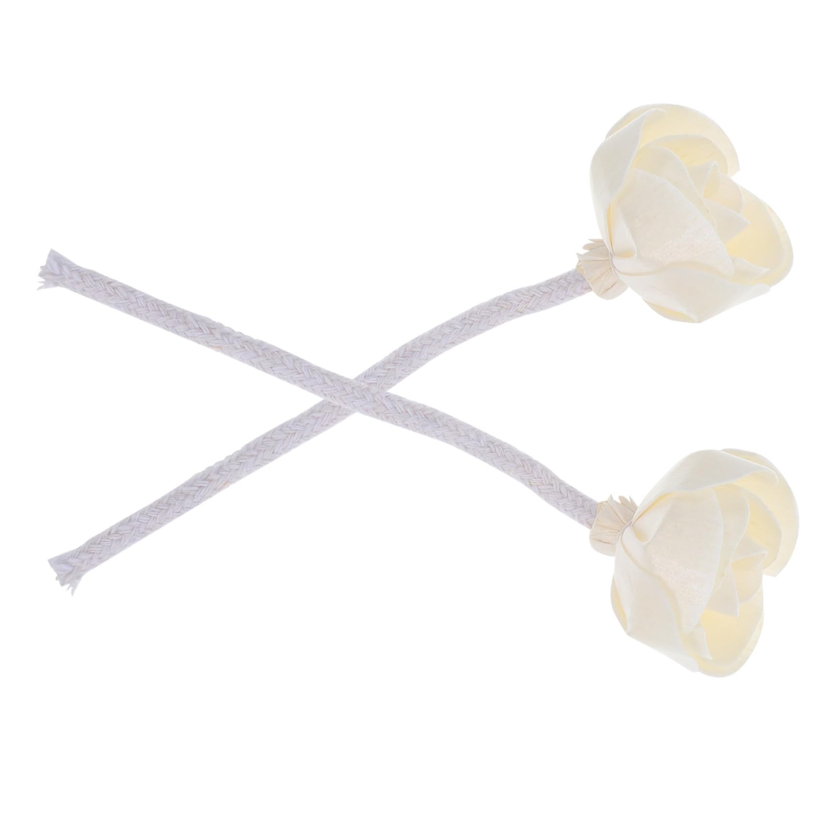 Diffuseur en corde coton blanc haute absorption en bois pour huiles essentielles