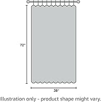 Vista 93 de Cortina plisada de 96 pulgadas de largo, con aislamiento térmico para oscurecer la habitación, cortina plisada con ganchos y alzapaños para sala