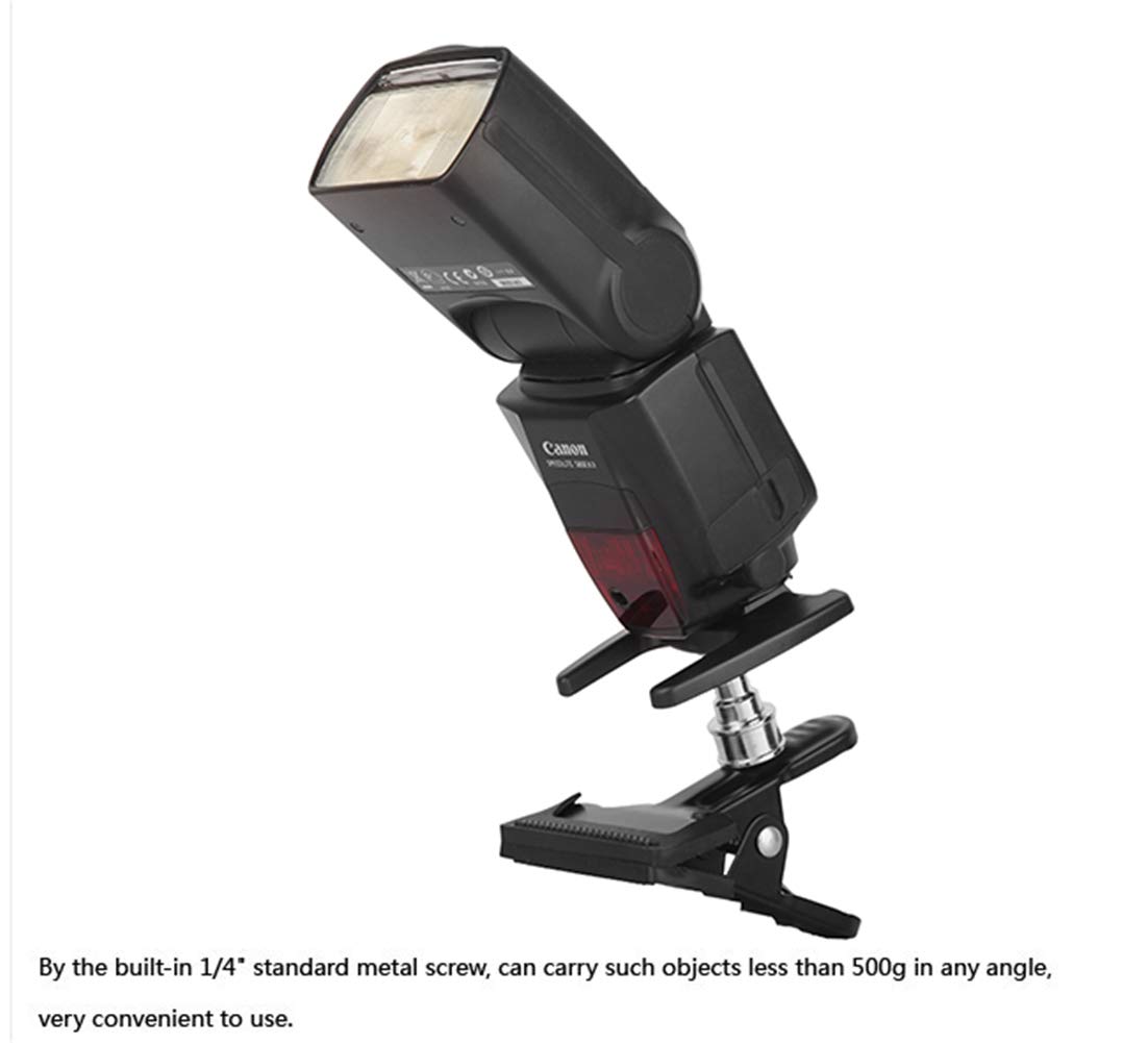 NEEWER Support de caméra pour webcam avec pince en C, bras de flèche articulé flexible en