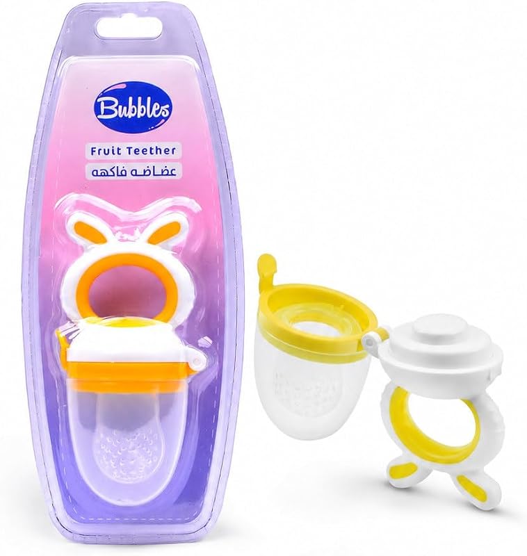 Bubbles fruits teether - yellow