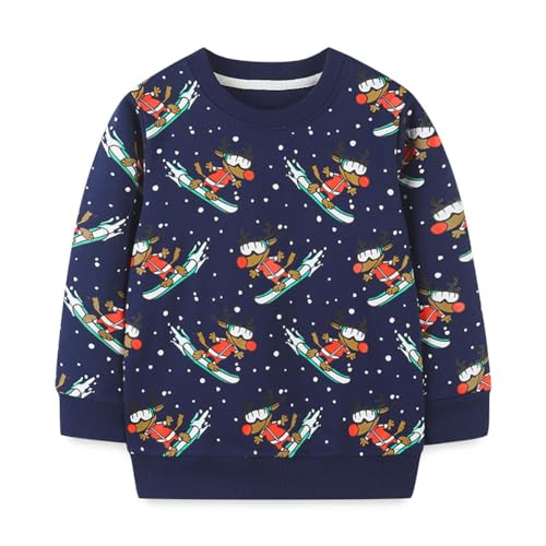 Boys Sweatshirts Long Sleeve Sweatshirts T-shirts Crew Neck Cotton Casual Sweatshirts Cartoon Tops for Boys-183