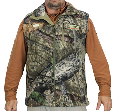 Wasatch Sherpa Fleece Camo Ultra Quiet Camo Hunting Vest (MO Break Up Country, XL)