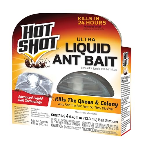 Hot Shot Ultra Liquid Ant Bait, Advanced Liquid Bait Technology Kills Common Household Ants Fast...