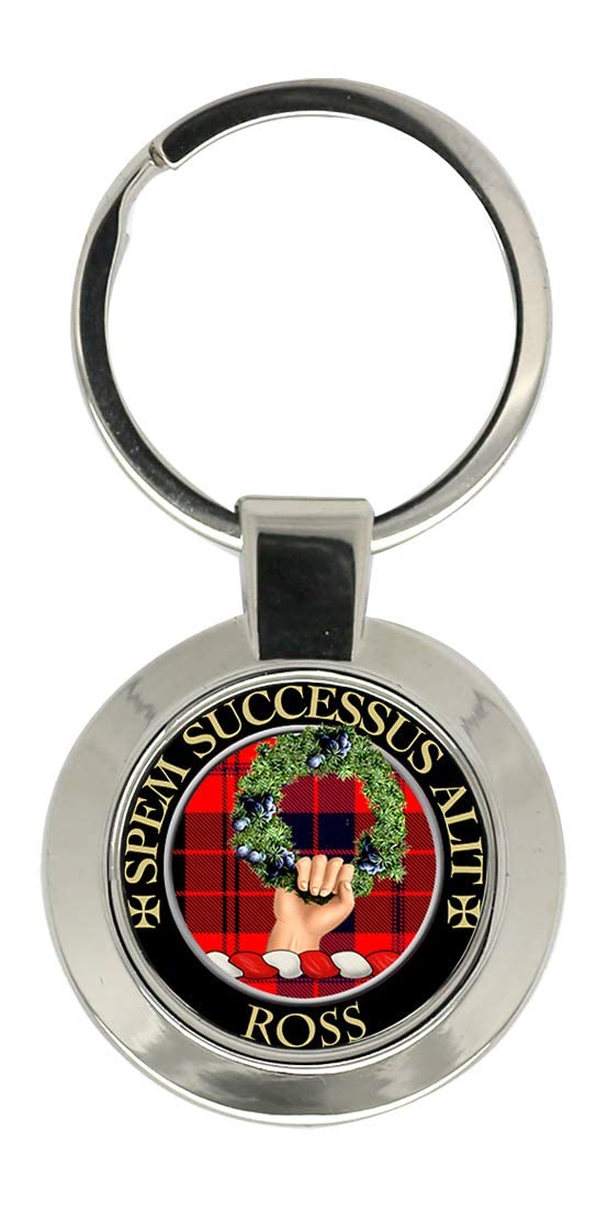 Giftshop UK Ross Scottish Clan Key Ring