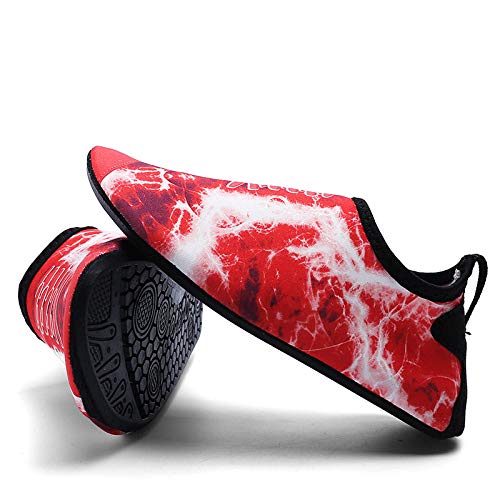 B/H Escarpines de Playa,Zapatos de natación de Buceo,Outdoor Upstream Shoes Beach Shoes-Red_29