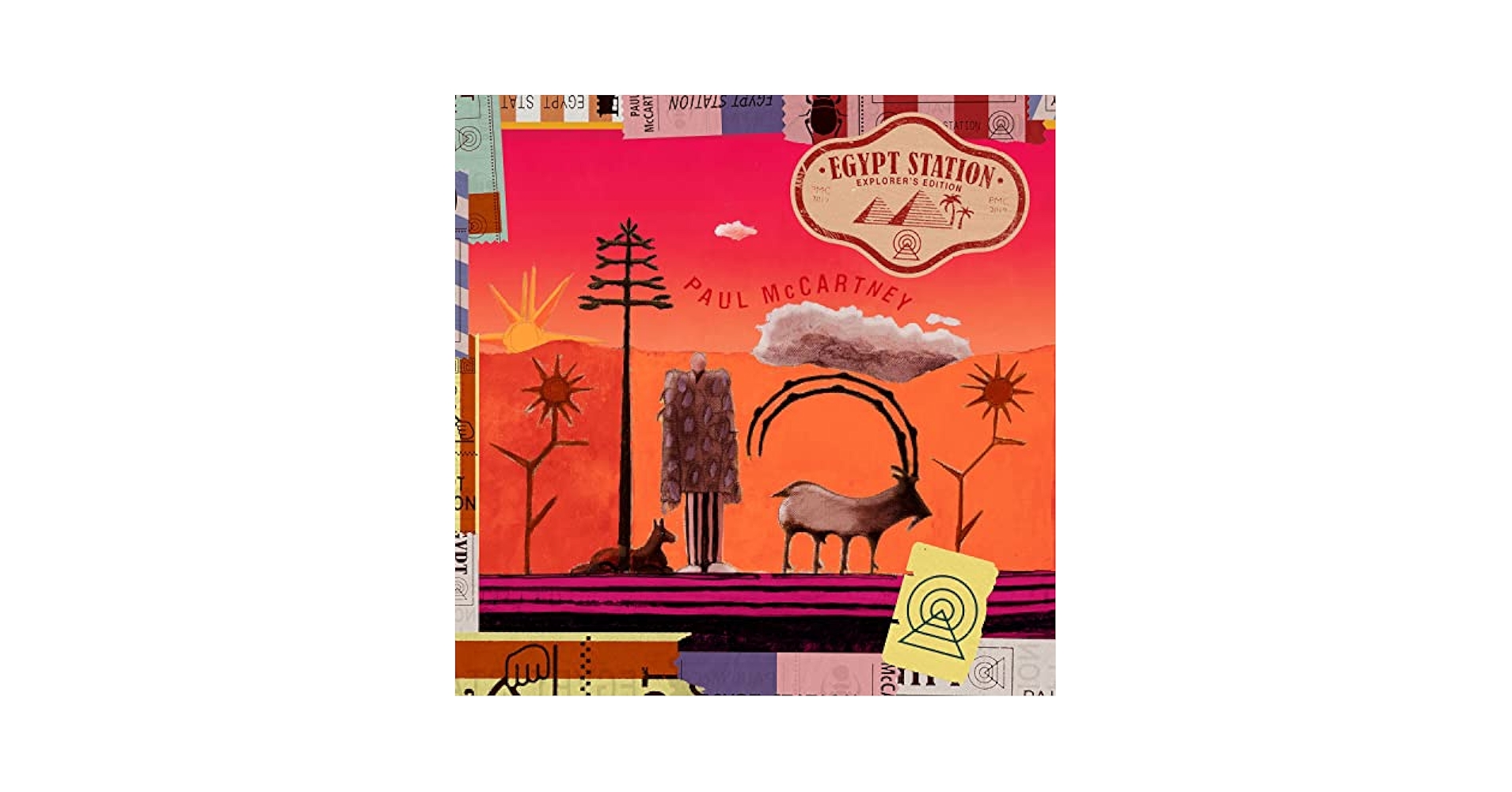 ポールマッカートニー/Egipt stationサイト限定カラーレコード Amazon.com: Egypt Station (Explorer's Edition)[Magenta