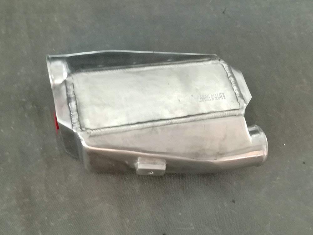 30 cm x 30 cm x 4,5 cala uniwersalna chłodziarka powietrza do wody aluminiowa turbo 180 stopni wylot wlotowy 3" 76 mm rura bar i wymiennik ciepła płytowy
