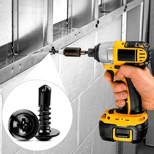 Miniatura 6 de Txxatx Tornillos Autotaladrantes M4,2x13 Mm Tornillos Autoperforantes 410 Acero Inoxidable Tornillos Roscachapas 60 Piezas Tornillería Inox Con 2 Brocas Tornillos Autorroscantes Para Madera Metálica