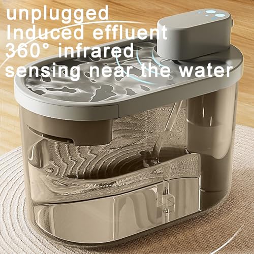 Fuente de Agua Inteligente para Mascotas 5000mAh miniatura 2