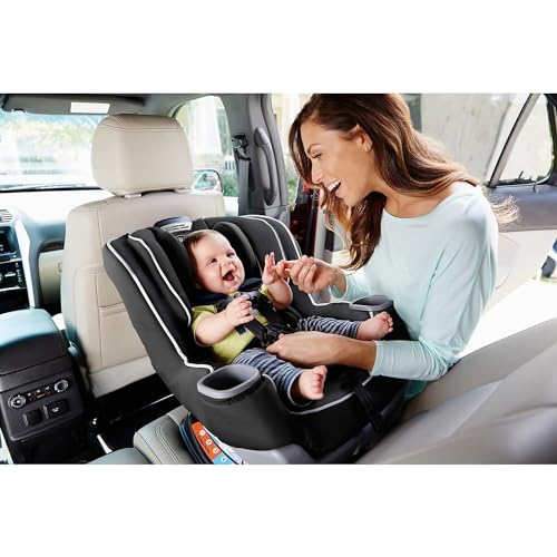 graco extend2fit convertible baby car seat rear and forward facing adjustable extension panel for extra legroom gotham
