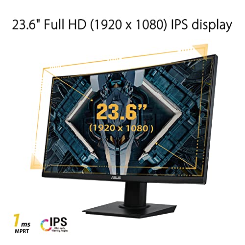 TUF Gaming VG24VQE - Monitor curvo da 59,9 cm (23,6 pollici) (Full HD, 165 Hz, FreeSync Premium, HDMI, DisplayPort, tempo di risposta 1 ms) - Monitor - Immagine 1