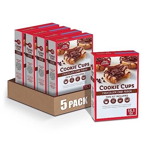 Image of Betty Crocker Chocolate Chip Fudge Cookie Cups, 15.1 oz (Pack of 5)