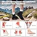 Men's Orthopedic Lightweight Walking Shoes: Fit Plantar Fasciitis Arch Support Orthotic Trail Sneakers, Neuropathy Fashion Dressy Wear Cushioning Metatarsal Workout Non Slip Ankle Boots Black Size 9.5
