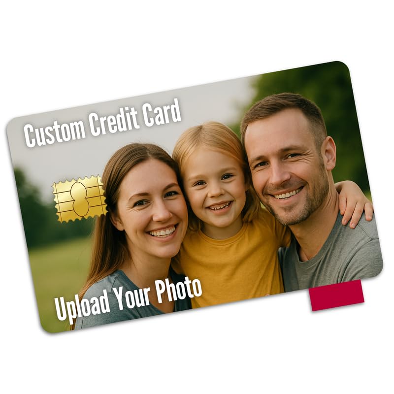 Custom Debit Card Skin with Credit Card Skin - Personalized Image Waterproof Bank Cover - Removable Durable Credit Cards Sticker for Unique Style
