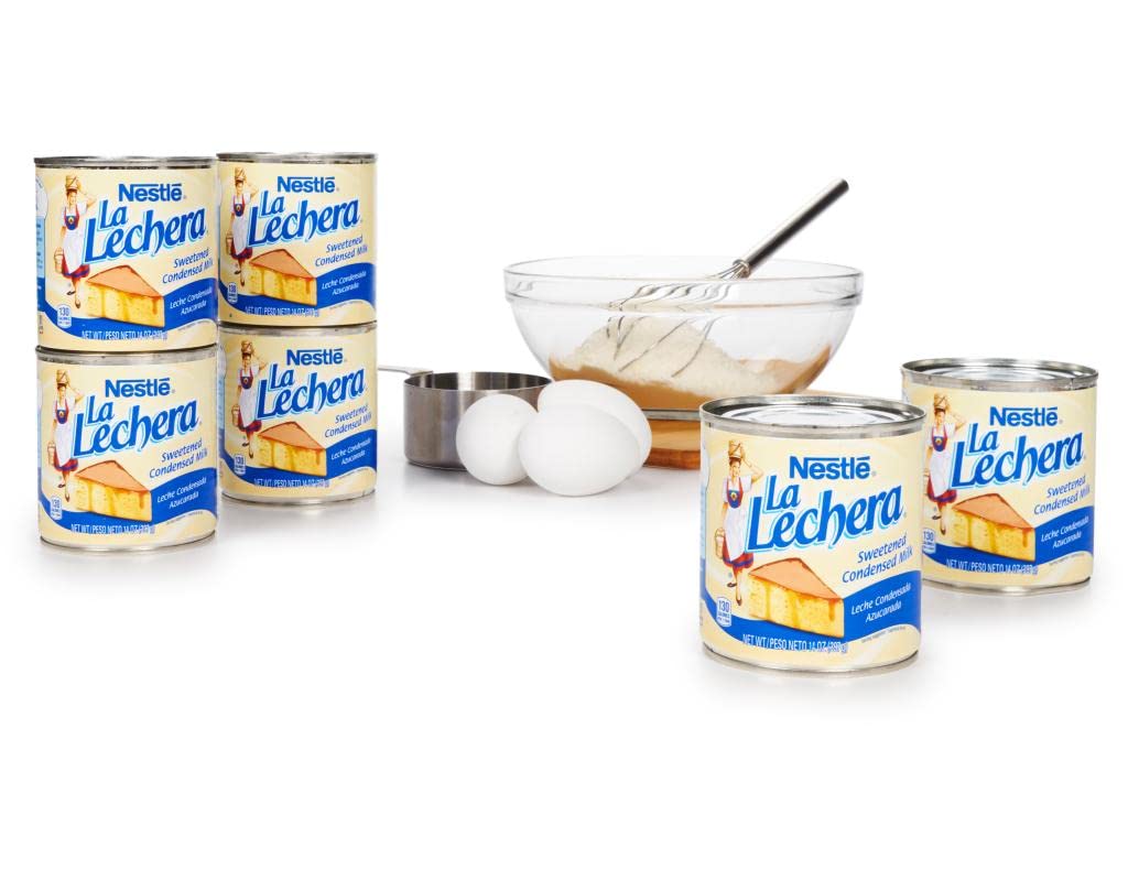 La Lechera Lechera Lechera Condensada Endulzada Paquete de 6 Latas 14