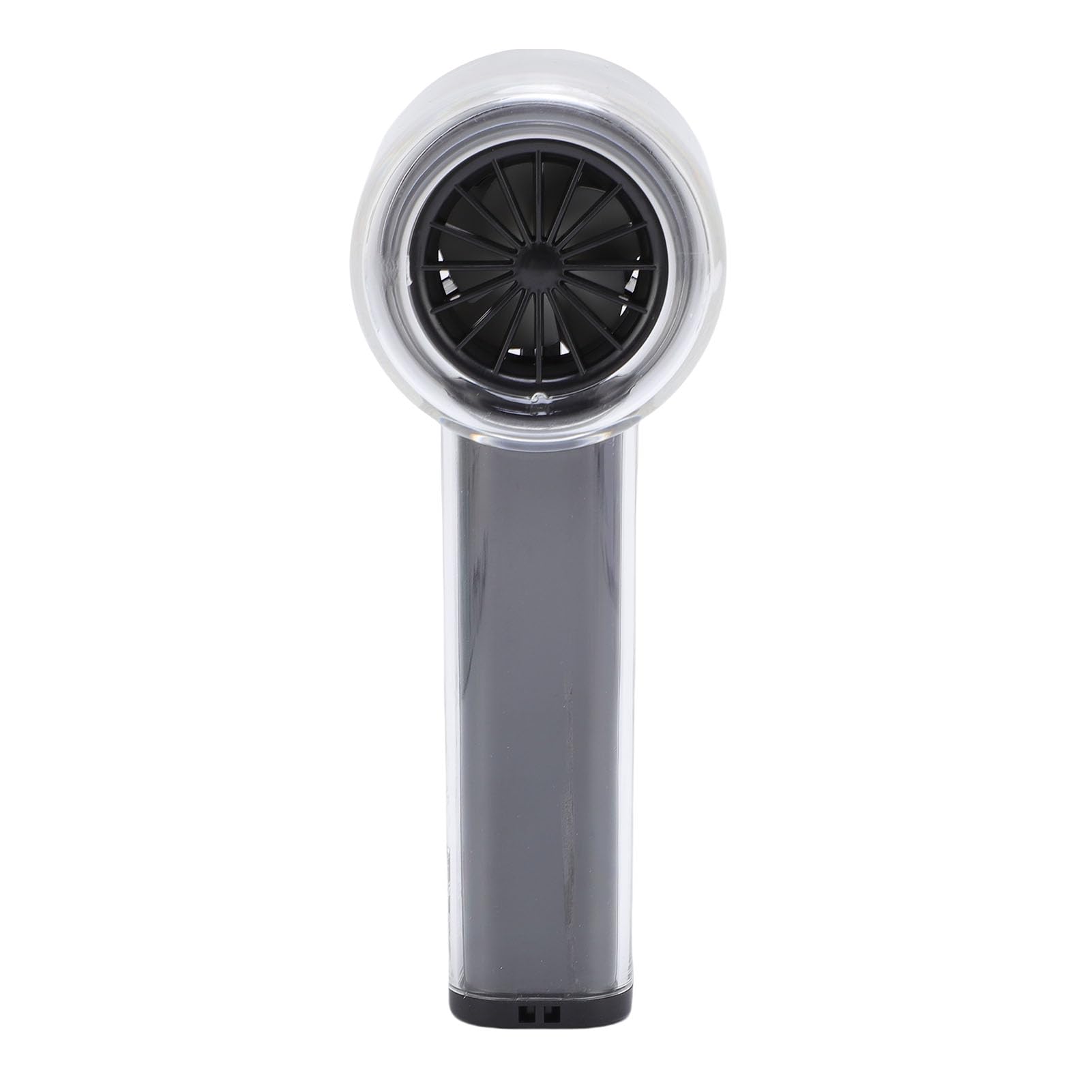 Ventilatore per ghiaccio portatile Potente ventola di raffreddamento personale regolabile a 5 velocità ricaricabile con flusso d'aria turbo e dispositivo di raffreddamento (Nera)