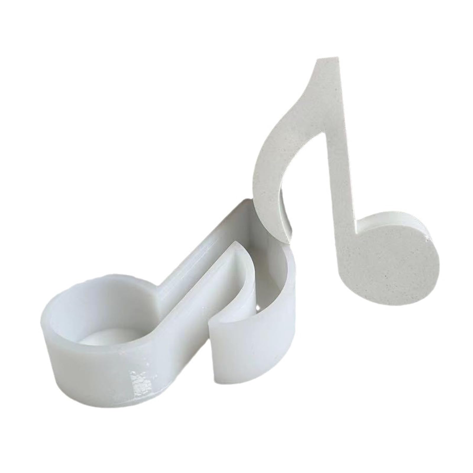 NEWFT Fragrant Gypsum Silicone Mold Craft Mold for Making Music Symbol Fragrances Stones, Candle and Handmade Soaps
