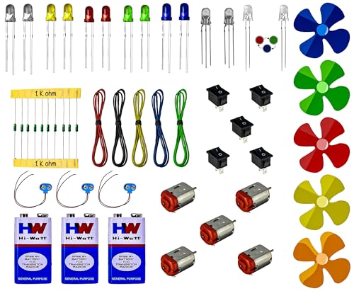 Image of Mini Science Kit for School Children | Kit with 50 Components | Learning Educational Science Kit for Project /Assignment Creation