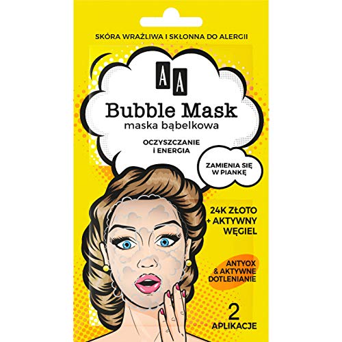 AA Oceanic Bubble Mask Active Charcoal 8ml (2x4ml)