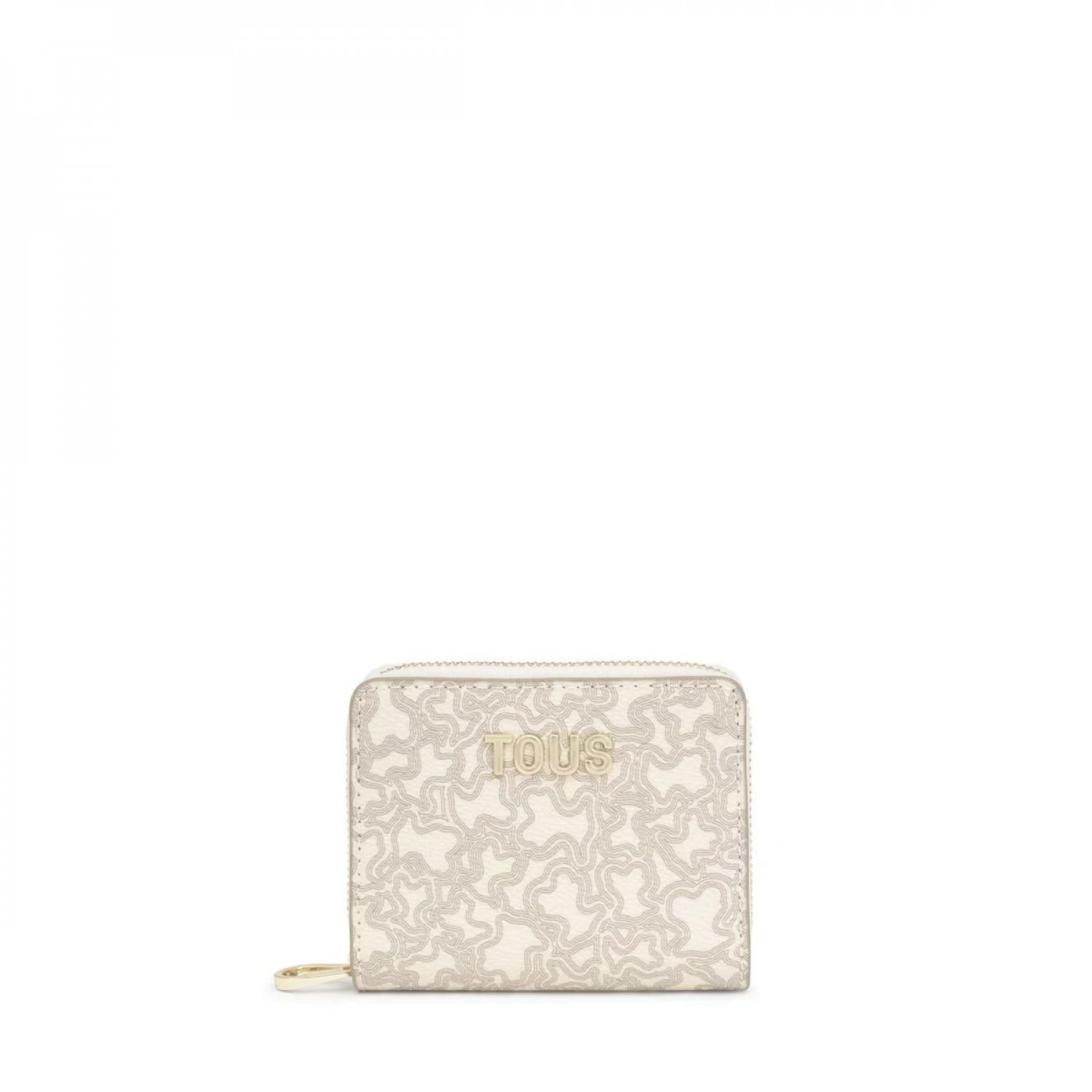 Tous Monedero Beige, para Mujer, Medidas 8,5 x 10 x 2 cm, Colección Kaos Mini Lines
