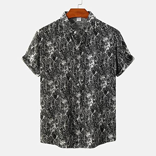 Chemise de plage à manches courtes pour un été tropical et décontracté