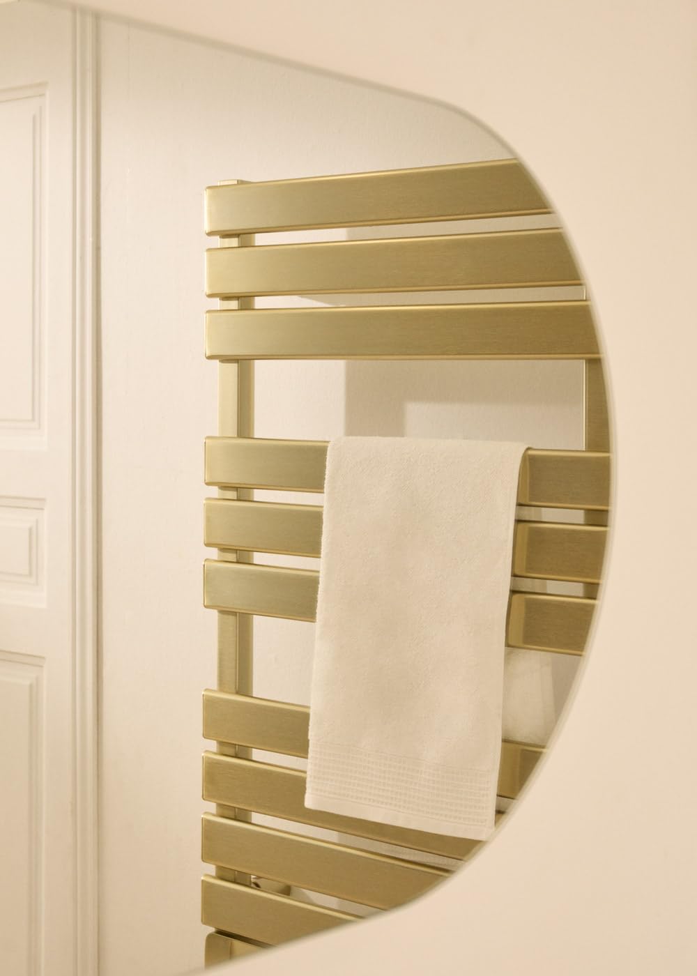 CREATE / Warm Towel 500 W/Radiatore Elettrico da Bagno Oro, 96,9 x 55 x 5 cm, termostato, Basso consumo