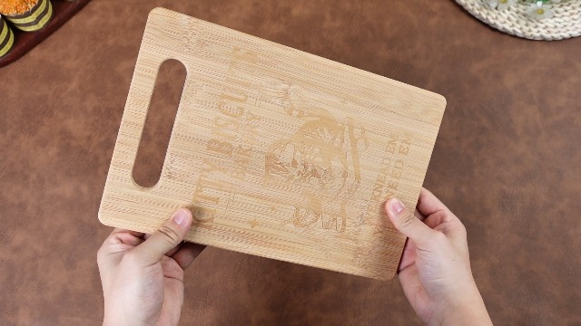 Tabla de Cortar de Bambú con Diseño de Gato Negro miniatura 7