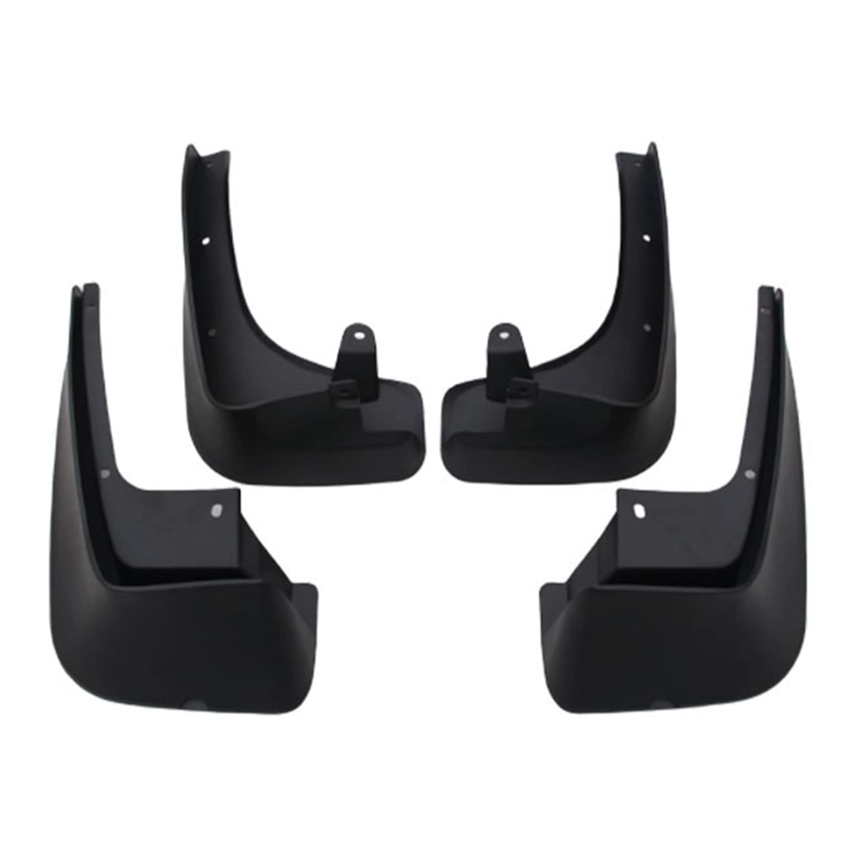 4 Pezzi Auto Paraspruzzi Parafanghi Set Compatibile Per B-MW 7 Series F01 F02 2011-2014 Protezione Parafango Kit Anteriori Posteriori Fender Personalizzati Gomma Mudguard Accessori Decorazione