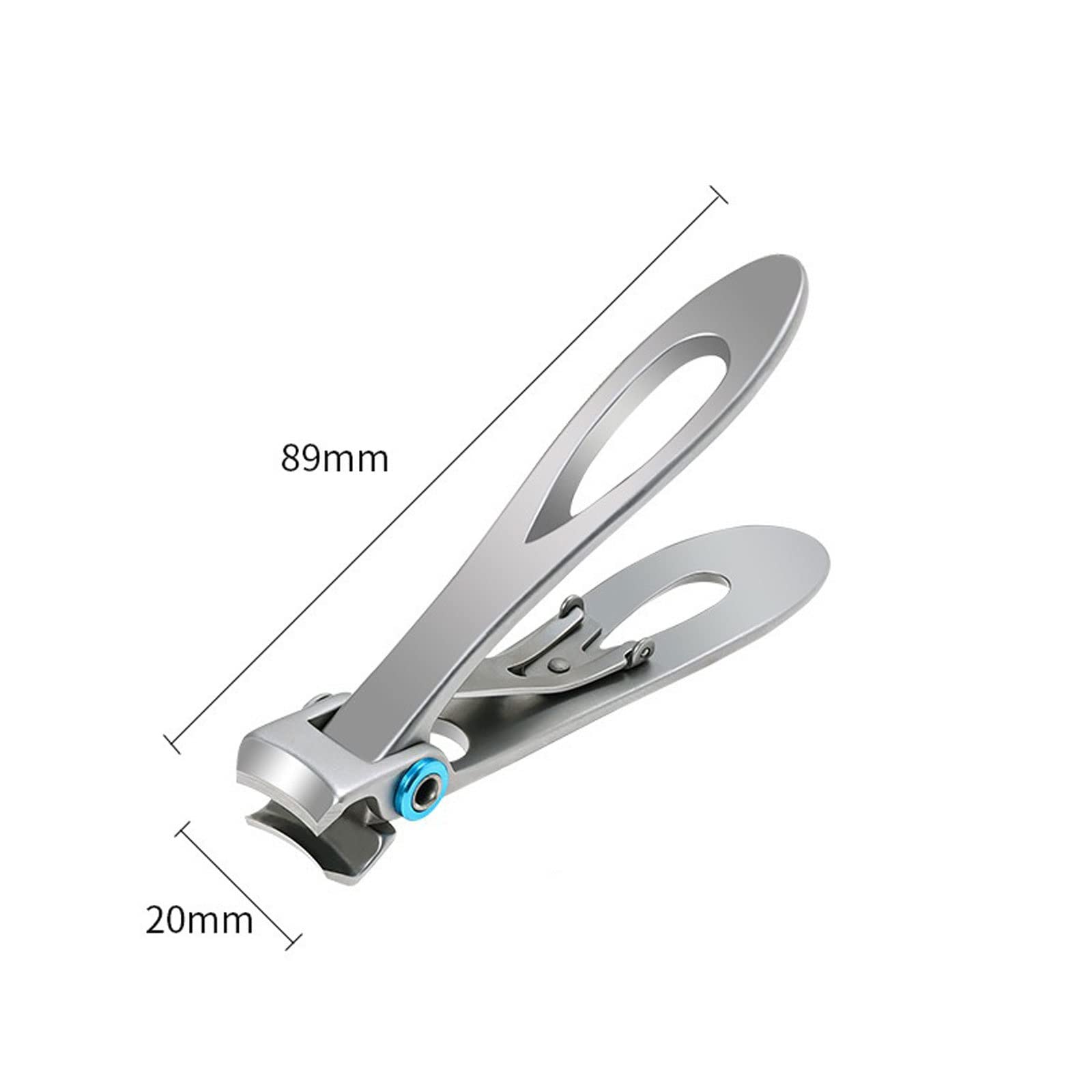 Nagelknipser, Premium-Nagelknipser aus Edelstahl for Dicke Nägel, Rasur und Gebogene Klingen, breite Backen, robust, rutschfest