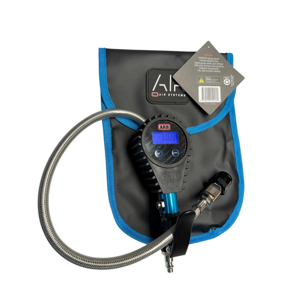 ARB ARB601A Digital Tire Pressure Gauge with Braided Hose and Chuck Inflator and Deflator 0-200 Psi 0-14 Bar 0-1400 Kpa. Ideal for Fast and Simple 4x4 Off Road Adventures - 2026 Launched product thumbnail 6