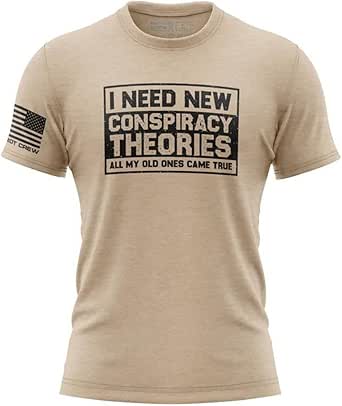 Amazon.com: Patriot Crew Men's I Need New Conspiracy Theories American