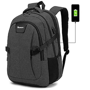 BAOMANYI Rucksack Herren Schulrucksack Jungen Teenager groß Wasserdichter Laptop Arbeit Backpack 17 Zoll Schule-rucksack…