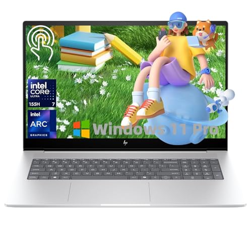 Image of HP Envy 17.3 inch Touchscreen Laptop Computer - 64GB RAM | 1TB SSD, Intel Core Ultra 7 155H Processor(10Core), 16:10 FHD Display, Wi-Fi 7, Backlit KB, Numeric Keypad, Win 11 Pro for Business, Student