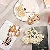 4-Pairs-Rattan-Earrings-Lightweight-Geometric-Statement-Tassel-Woven-Bohemian-Earrings-Handmade-Straw-Wicker-Braid-Hoop-Drop-Dangle-Earrings-For-Women-Girls-Style-A 4 Pairs Rattan Earrings Lightweight Geometric Tassel Woven Bohemian Earrings Handmade Straw Wicker Braid Hoop Drop Dangle Earrings For Women Girls (Style A)