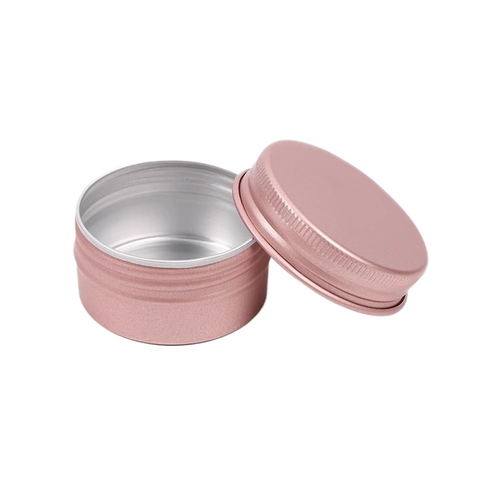 Pots en aluminium haut de gamme esthétiques pour cosmétiques