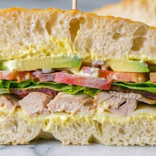 Panino pollo bacon avocado focaccia farcita