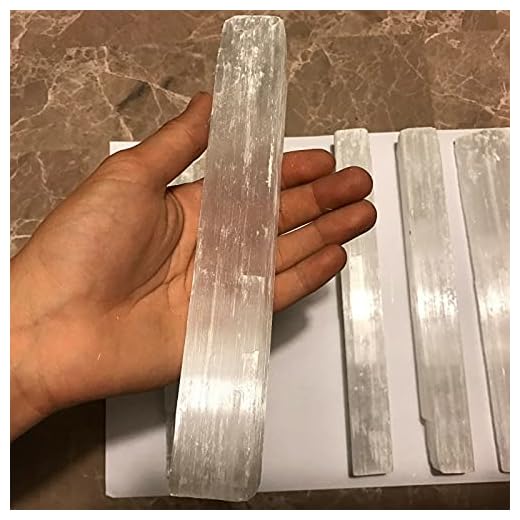 Pachamama Selenite Wand Stick 6-8.5 Inches