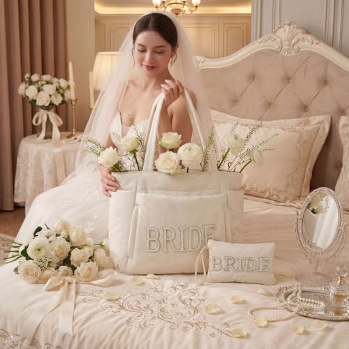 Bolso Tote Bride Puffer para mujer liviano miniatura 3