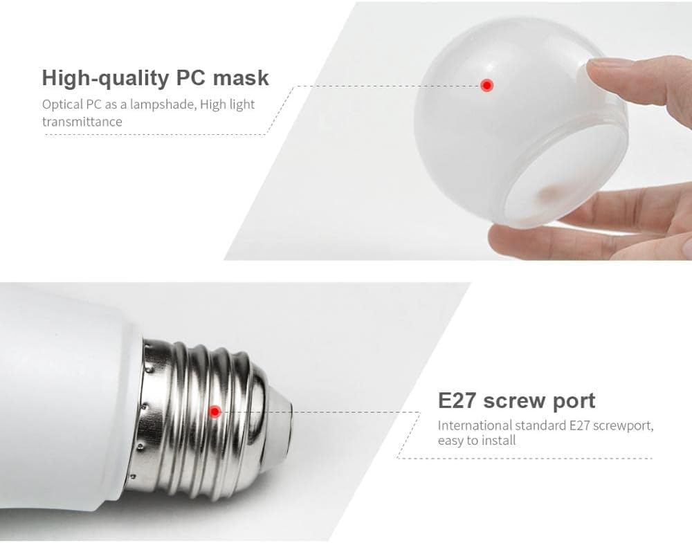 Szczęśliwe światła 5 Sztuk Ac85-265v 10w 15w Led Zmierzch Do świtu Lampka Nocna Żarówka Z Czujnikiem światła Inteligentna Lampa Automatyczne Włączanie/Wyłącza, 15w