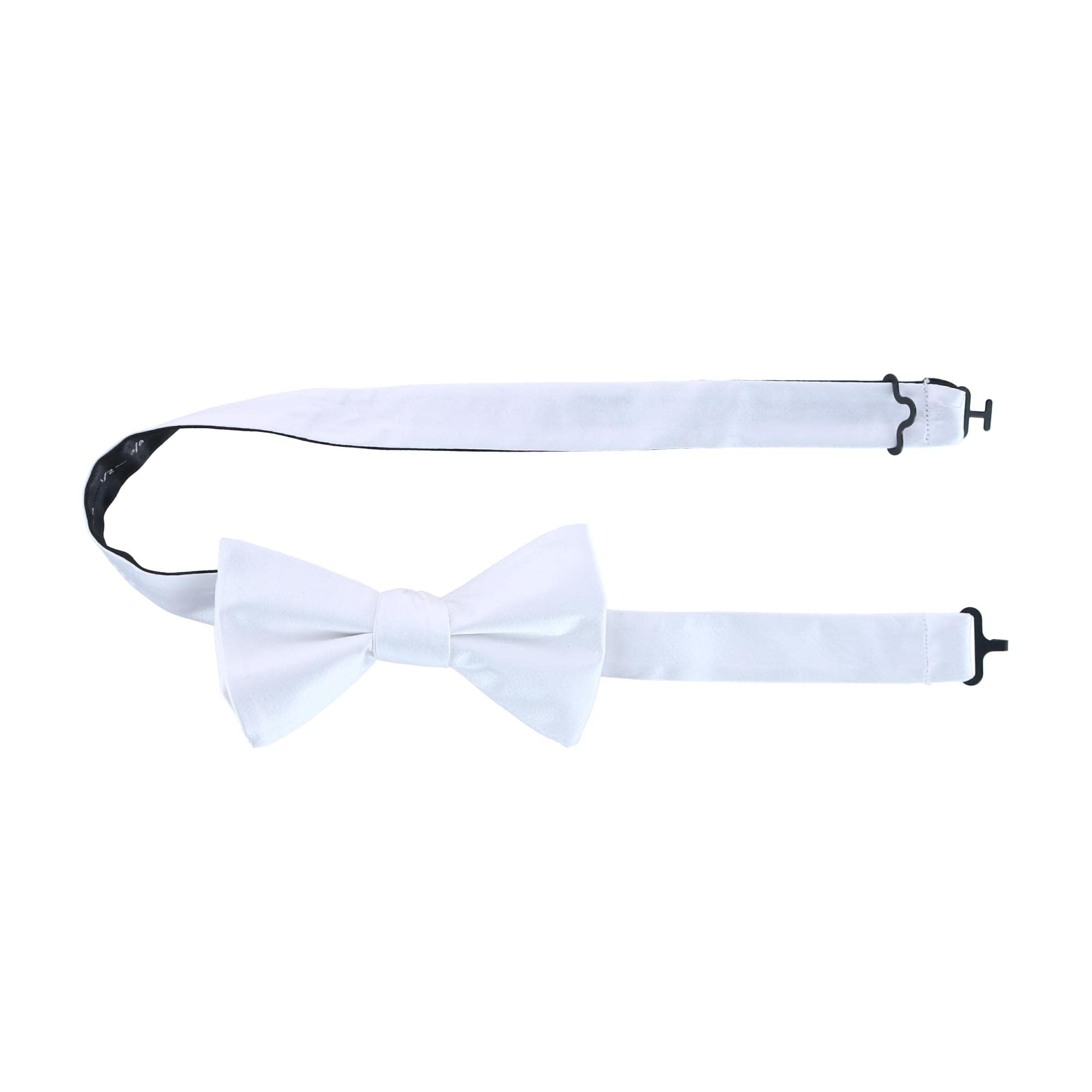 Trafalgar Papillon Sutton in seta tinta unita, bianco, taglia unica