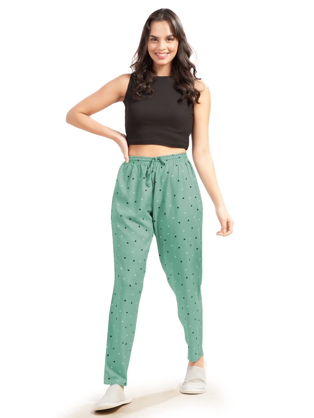 weet Women All Over Printed Pyjama (Light Green)-picture-34