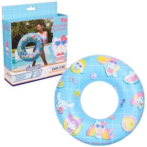 SwimWays Hello Kitty Swim Tube Pool Float for Ages 14+ - image 1
