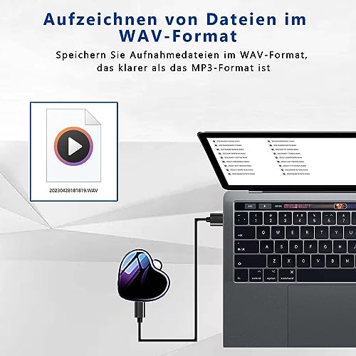 Diktiergerät mini,Aussehen der Halskette,Aufnahmegerät Spionage,Spion abhörgerät,Spion digital Voice Recorder,STTWUNAKE