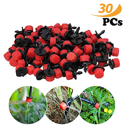 Preisvergleich Produktbild kitteny Anti-Verstopfung Tropfer, Gardena regulierbarer Sprinkler Köpfe Micro-drip-System Regulierbarer Endtropfer