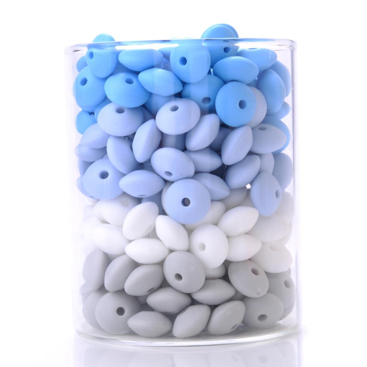 240 perline di lenticchie in silicone da 12 mm, per realizzare