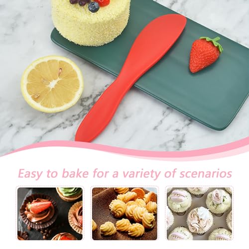 DYTHHN 12Pcs Plastic Butter Knife Versatile Butter Spreader Knife Durable Frosting Cheese Knives Kitchen Cake Cream Spatula for Cheese Cream Icing Jam - Image 8