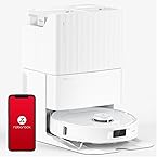 Roborock Q Revo MaxV Robot Vacuum, 7000Pa Suction, Auto Tank Refilling, Auto Dust Emptying, Double Spinning Mop, Reactive Tech Obstacle Avoidance, White